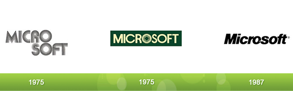 Microsoft Logo Evolution